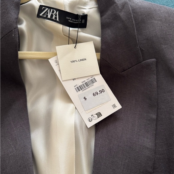 Zara Women’s Charcoal Blazer - Picture 4 of 5